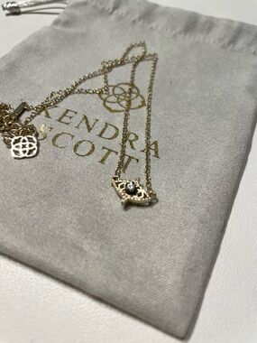 Kendra Scott Gold Evil Eye Necklace